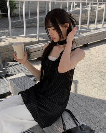 Moun Muffler Bustier One Piece Set